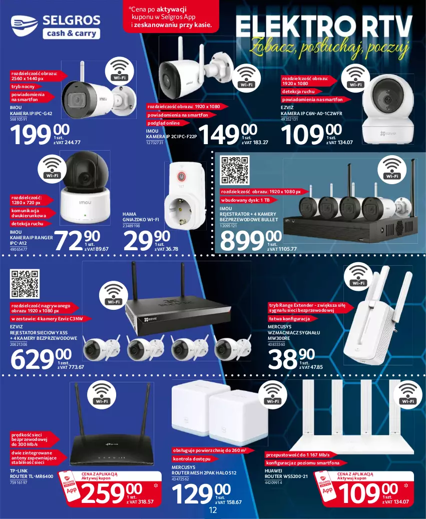 Gazetka promocyjna Selgros - Katalog Elektro - ważna 11.03 do 24.03.2021 - strona 12 - produkty: Gry, Halo, Hama, Huawei, Kamera, Kamery, LG, Obraz, Router, Smartfon, TP-Link