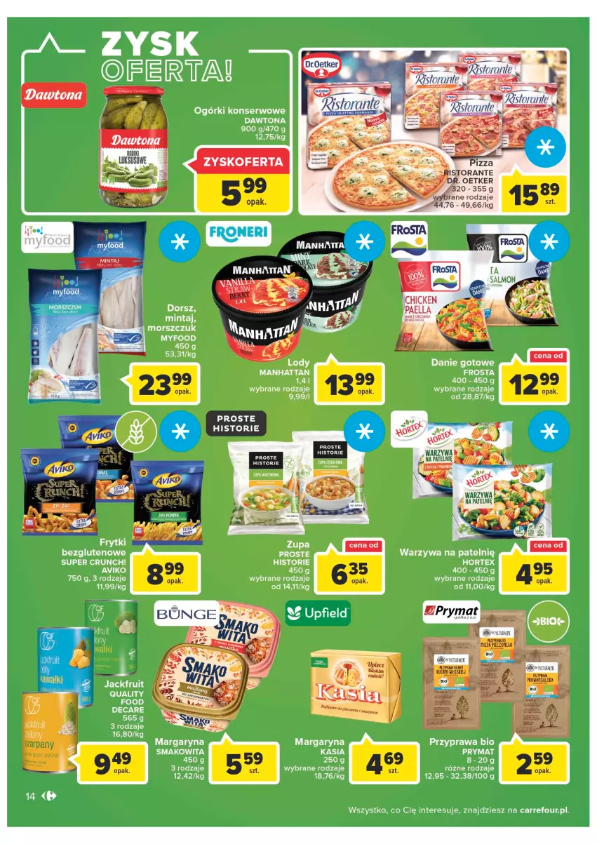 Gazetka promocyjna Carrefour - Gazetka Carrefour Zyskoteka - ważna 11.10 do 15.10.2022 - strona 14 - produkty: Dr. Oetker, Prymat