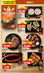 Gazetka promocyjna Lidl - GAZETKA - Gazetka - ważna od 31.08 do 31.08.2024 - strona 22 - produkty: Kurczak, Sos, Stek wołowy, Stek, PIKOK, Camembert, Skrzydełka z kurczaka, Boczek, Wino, Grill, Kiełbasa