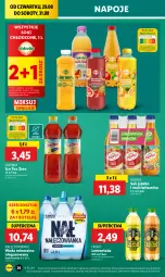 Gazetka promocyjna Lidl - GAZETKA - Gazetka - ważna od 31.08 do 31.08.2024 - strona 30 - produkty: Nałęczowianka, Sok, Lemoniada, Ice tea, Napoje, Woda mineralna, Woda, Hortex