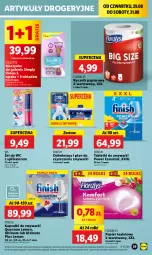 Gazetka promocyjna Lidl - GAZETKA - Gazetka - ważna od 31.08 do 31.08.2024 - strona 45 - produkty: Gra, Papier, Finish, Tablet, Papier toaletowy, Venus, Szynka, Ręcznik, Rolki, Gillette, Maszynka, Zmywarki, Maszynka do golenia, Flora, Tabletki do zmywarki