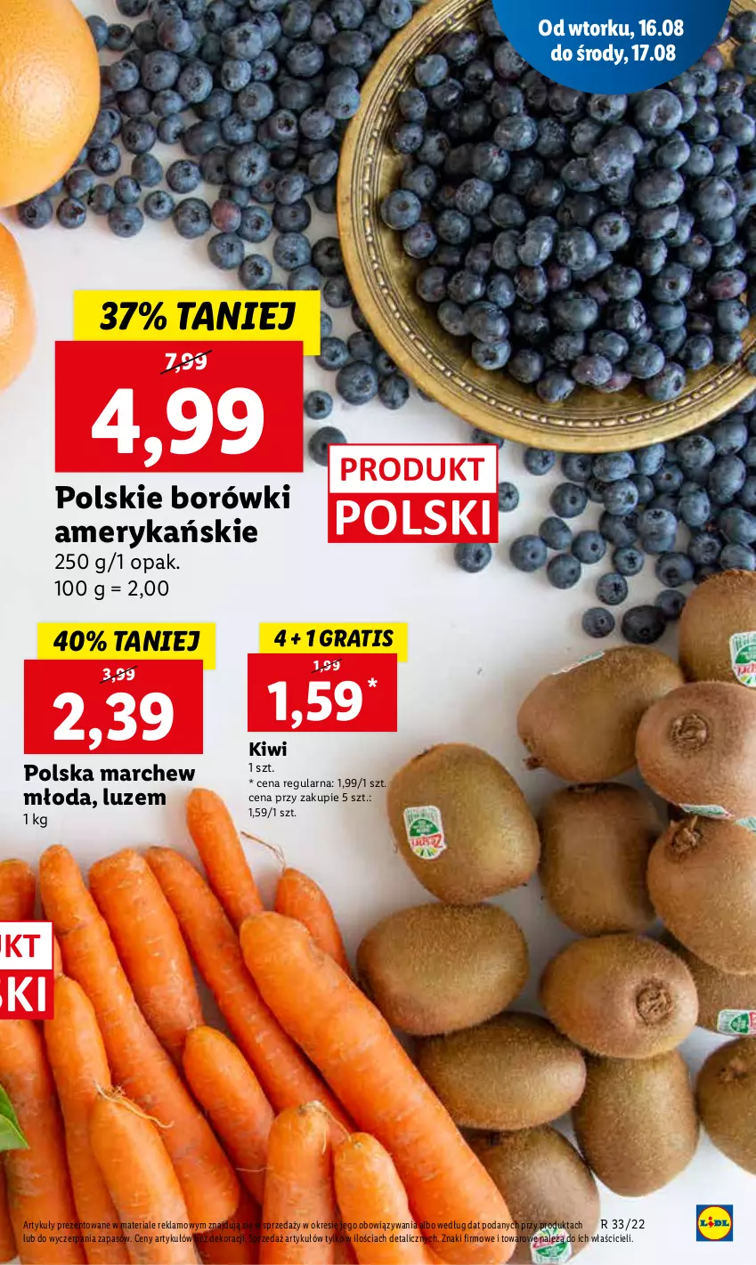 Gazetka promocyjna Lidl - GAZETKA - ważna 16.08 do 17.08.2022 - strona 11 - produkty: Gra, Kiwi