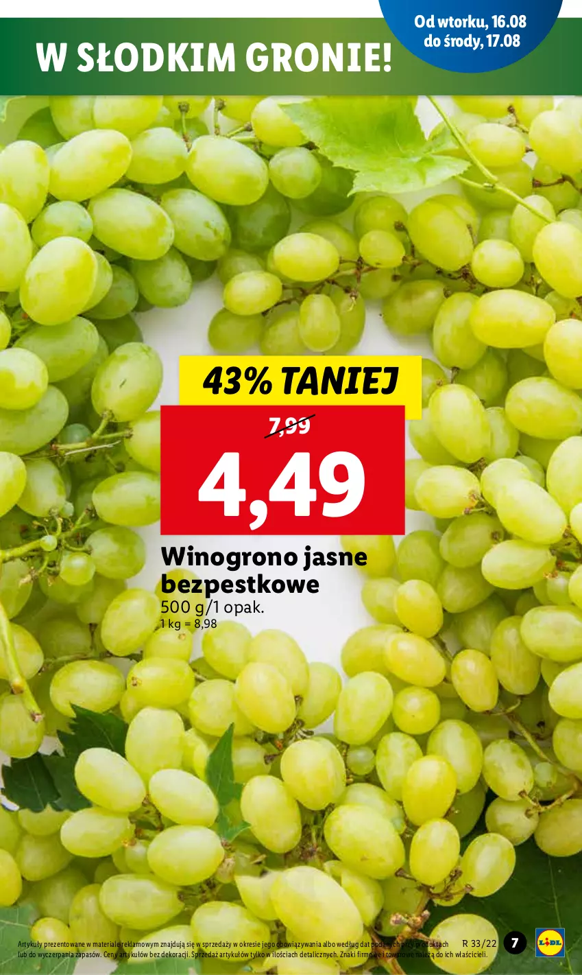 Gazetka promocyjna Lidl - GAZETKA - ważna 16.08 do 17.08.2022 - strona 7 - produkty: Wino