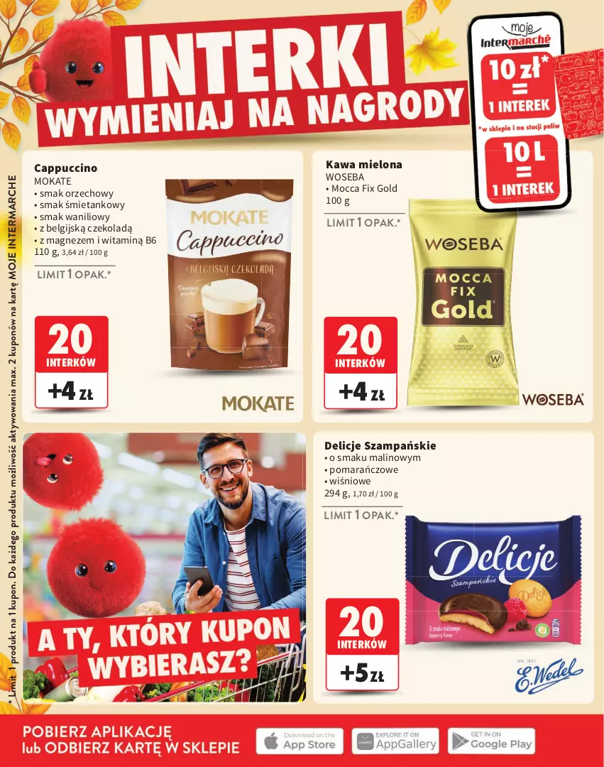 Gazetka promocyjna Intermarche - Gazetka Intermarche - ważna 03.09 do 25.11.2026 - strona 12 - produkty: Cappuccino, Delicje, Kawa, Kawa mielona, LG, Magnez, Mocca Fix Gold, Woseba