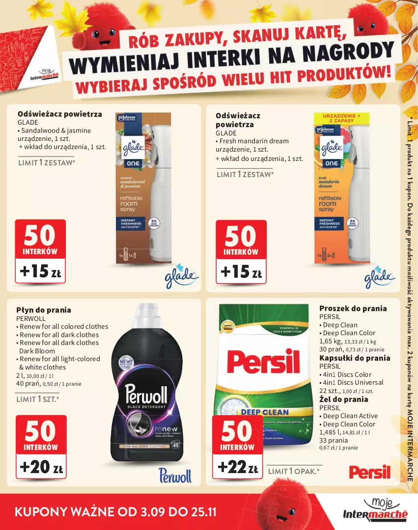 Gazetka promocyjna Intermarche - Gazetka Intermarche - ważna 03.09 do 25.11.2026 - strona 31 - produkty: Kapsułki do prania, Odświeżacz powietrza, Persil, Perwoll, Płyn do prania, Proszek do prania