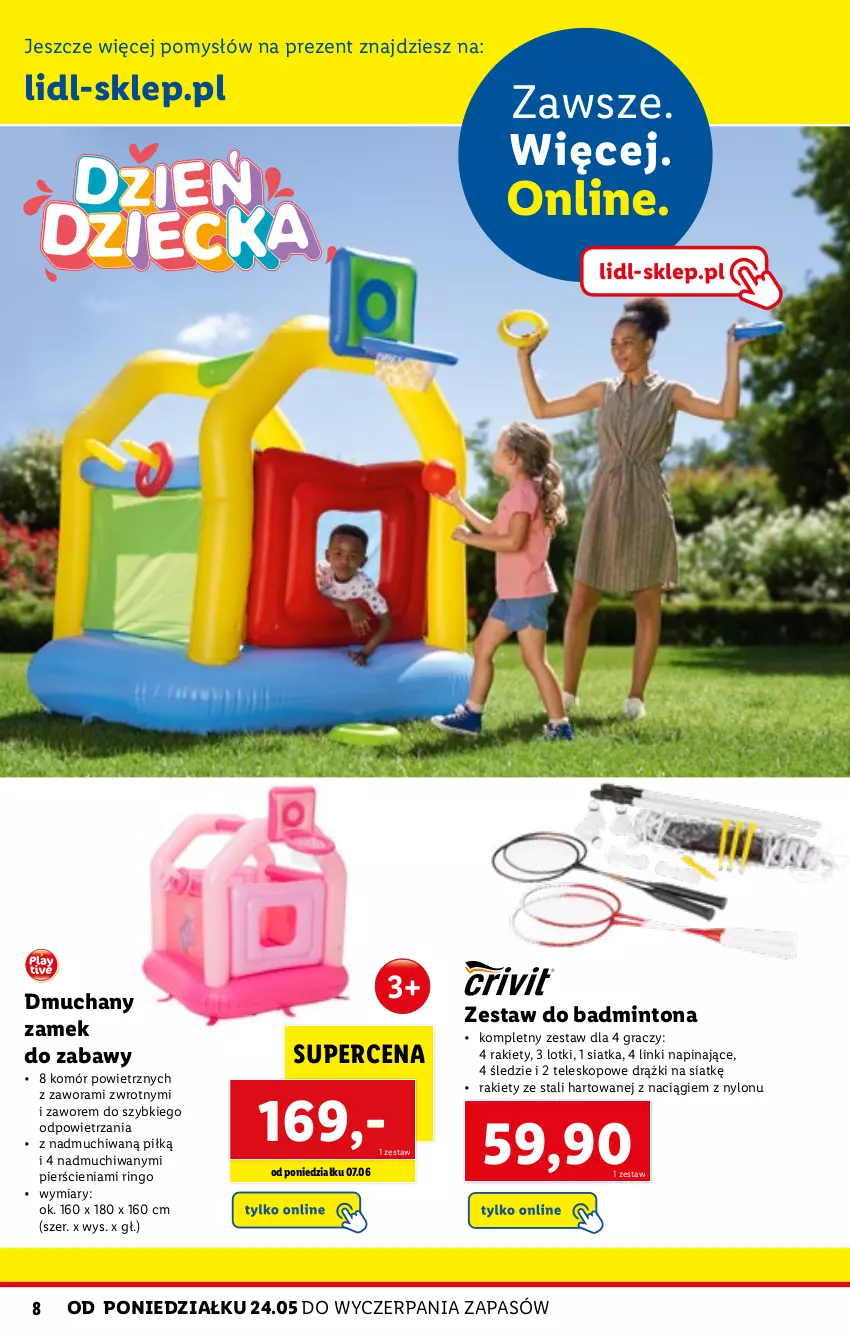 Gazetka promocyjna Lidl - KATALOG SKLEPU ONLINE - ważna 17.05 do 13.06.2021 - strona 8 - produkty: Gra, Siatka, Teleskop