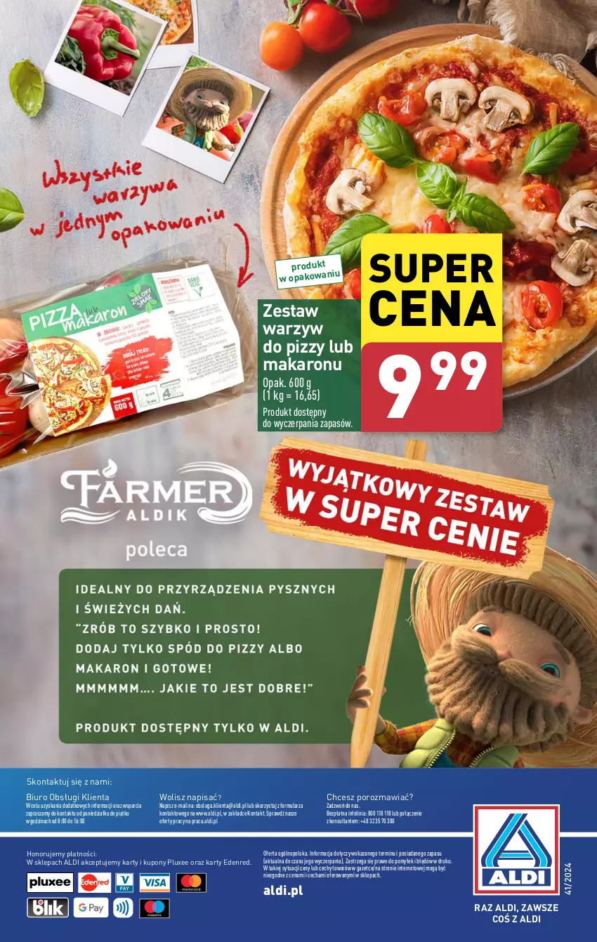 Gazetka promocyjna Aldi - Farmer ALDIK poleca świeże owoce i warzywa - ważna 07.10 do 12.10.2024 - strona 6 - produkty: Biuro, Makaron, O nas, Por