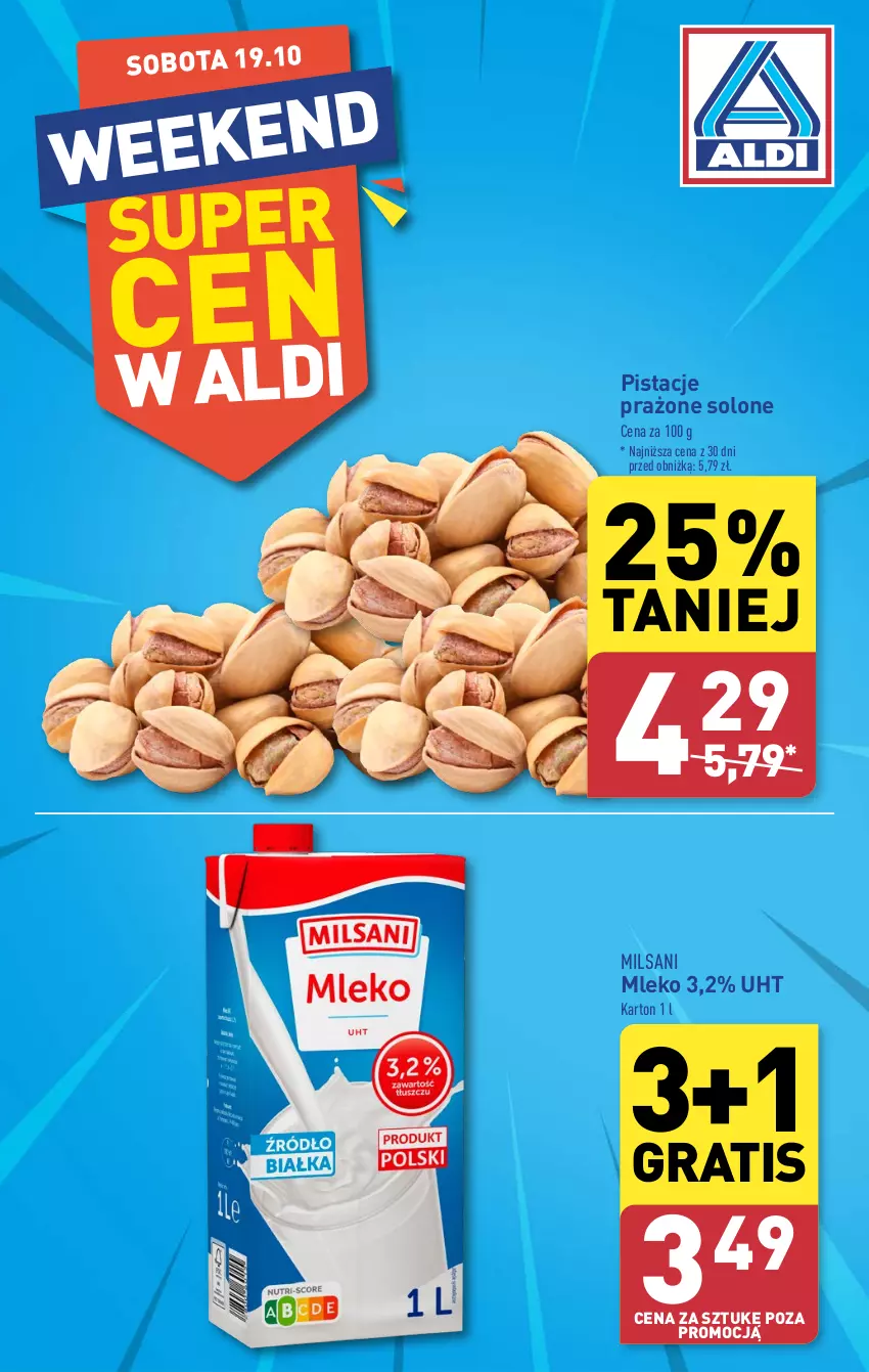 Gazetka promocyjna Aldi - Pełna oferta - ważna 14.10 do 19.10.2024 - strona 27 - produkty: Gra, Mleko, Pistacje