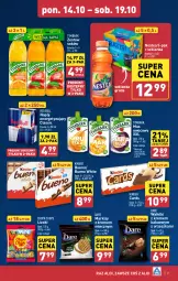 Gazetka promocyjna Aldi - Pełna oferta - Gazetka - ważna od 19.10 do 19.10.2024 - strona 21 - produkty: Sok, Mus, Gra, Red Bull, Chupa Chups, Tymbark, Szklanka, Lizaki, Kakao, Napój, Nestea, Kinder