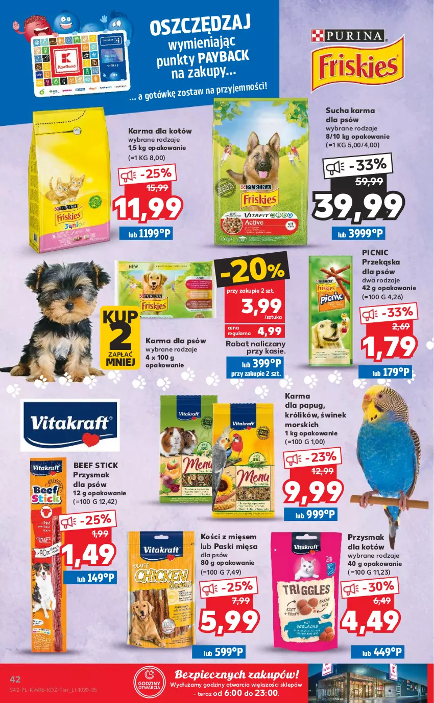 Gazetka promocyjna Kaufland - OFERTA TYGODNIA - ważna 11.02 do 17.02.2021 - strona 42 - produkty: Królik, Piec, Przekąska dla psów, Sucha karma, Tera