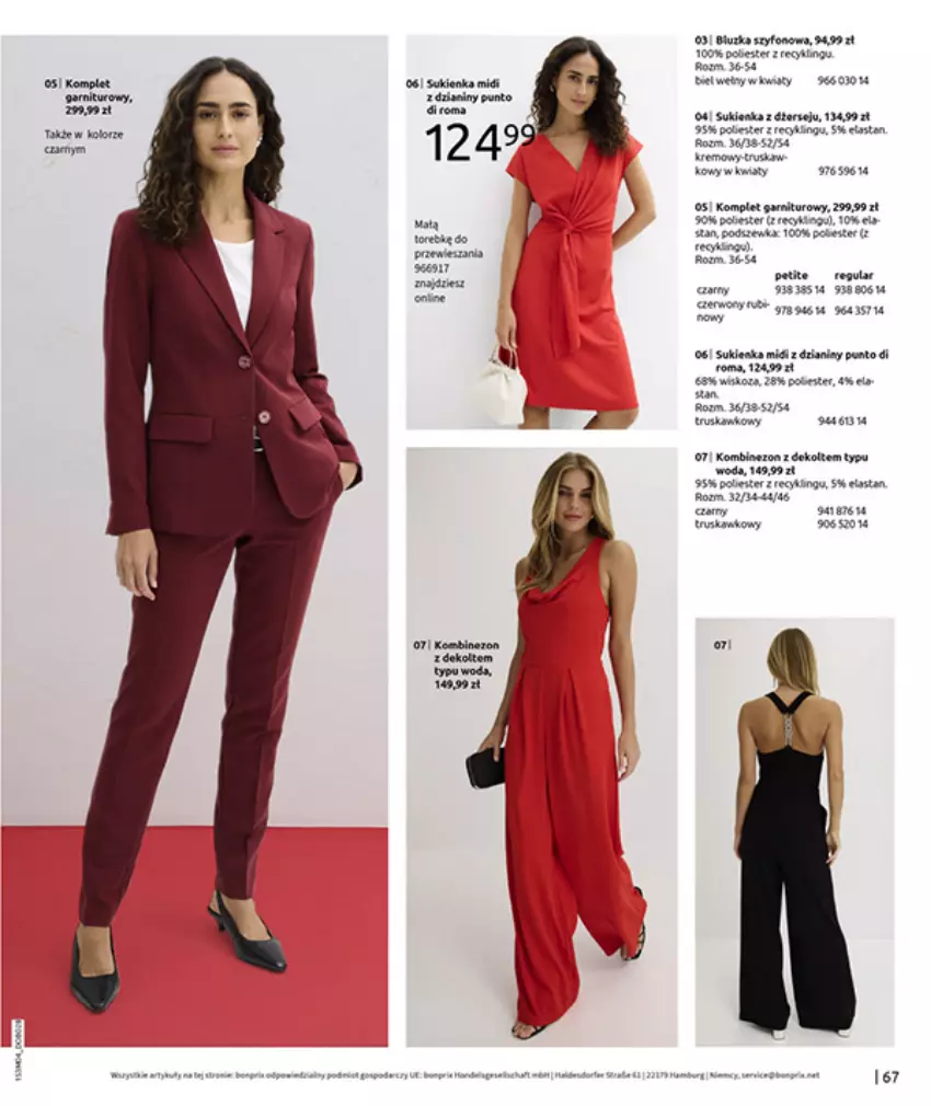 Gazetka promocyjna Bonprix - WSZYSTKO W CZERWIENI - ważna 30.03 do 27.04.2026 - strona 69 - produkty: Ba!, Dada, Fa, HP, Rama, Woda