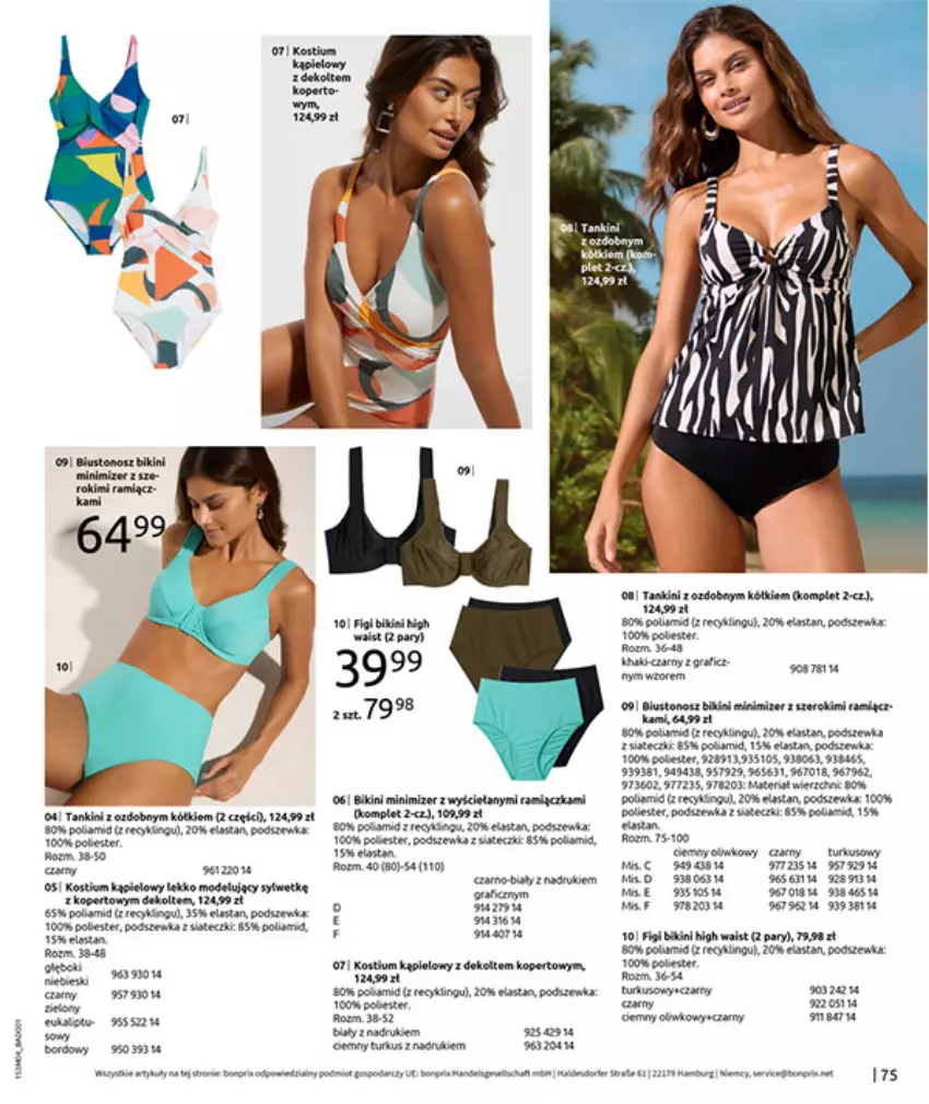 Gazetka promocyjna Bonprix - WSZYSTKO W CZERWIENI - ważna 30.03 do 27.04.2026 - strona 77 - produkty: Anew, Bikini, Figi, Gra, Kask, Por