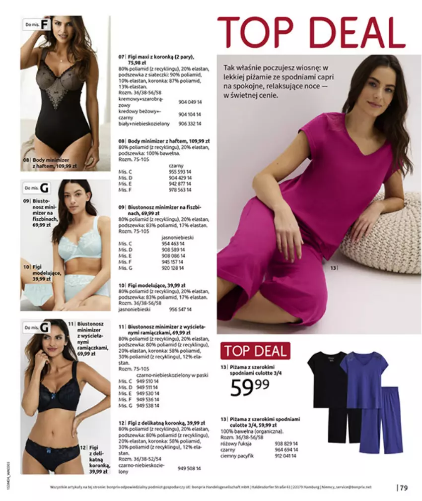 Gazetka promocyjna Bonprix - WSZYSTKO W CZERWIENI - ważna 30.03 do 27.04.2026 - strona 81 - produkty: AEG, Body, Fa, Figi, Gin, Gry, Kawa, Kotek, Piżama, Por