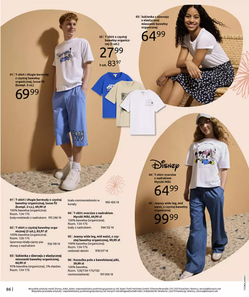 Gazetka promocyjna Bonprix - WSZYSTKO W CZERWIENI - ważna 30.03 do 27.04.2026 - strona 88 - produkty: Fa, Mop, Por, T-shirt