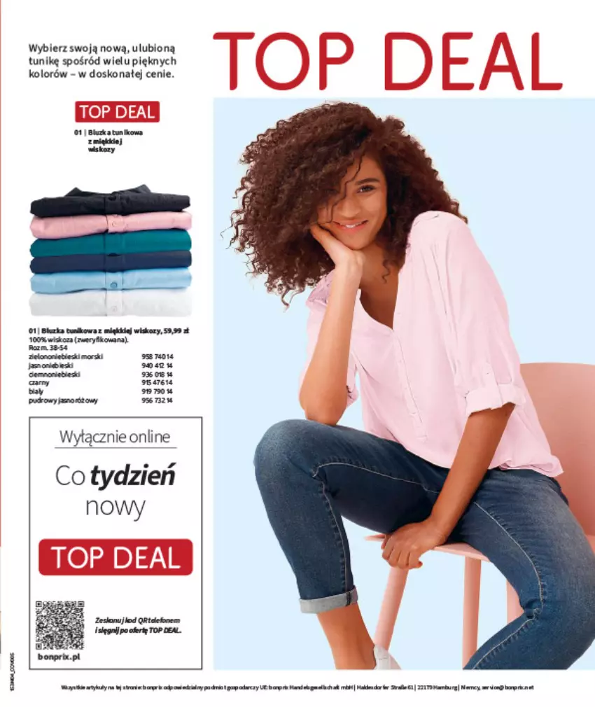 Gazetka promocyjna Bonprix - WSZYSTKO W CZERWIENI - ważna 30.03 do 27.04.2026 - strona 99 - produkty: Fa