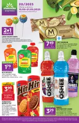 Gazetka promocyjna Stokrotka - Stokrotka Express - Gazetka - ważna od 21.05 do 21.05.2025 - strona 1 - produkty: Warzywa, Por, Mus, Gin, Gra, Lody, Herbatniki, Algida, Oshee, Owoce, Mięso, LG