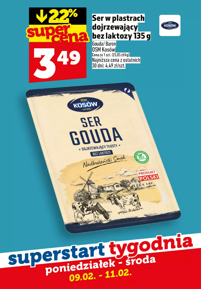 Gazetka promocyjna Topaz - Gazetka - ważna 09.02 do 11.02.2026 - strona 5 - produkty: Gouda, Ser