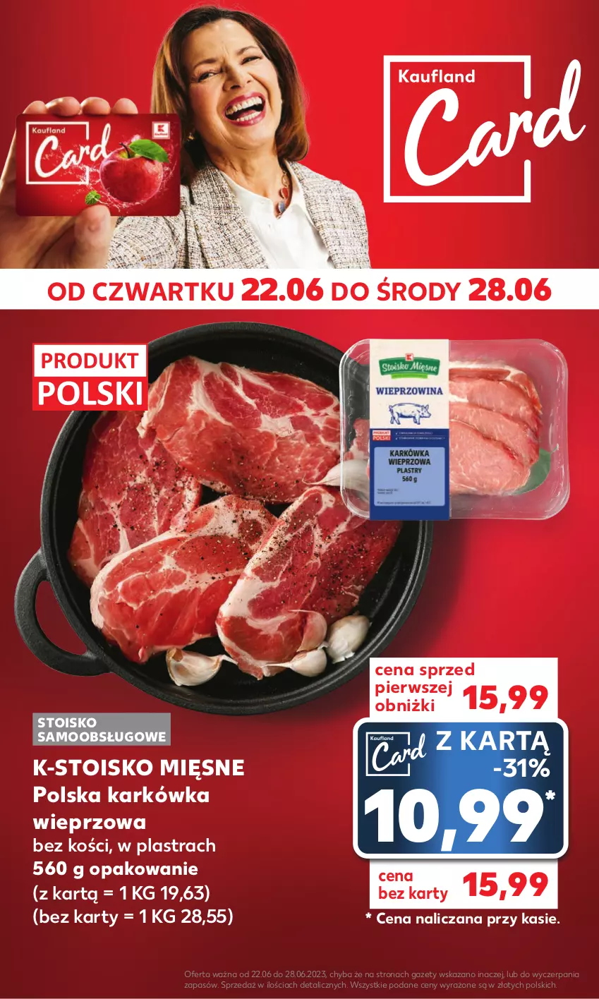 Gazetka promocyjna Kaufland - Mocny Start - ważna 26.06 do 28.06.2023 - strona 2 - produkty: Karkówka wieprzowa