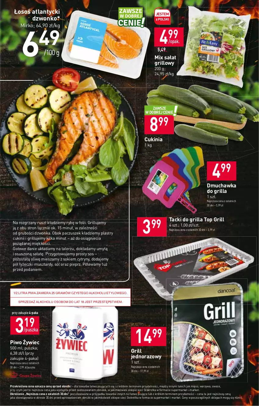 Gazetka promocyjna Stokrotka - Supermarket - ważna 22.06 do 28.06.2023 - strona 7 - produkty: Cytryny, Gra, Grill, Mięso, Mus, Owoce, Pieprz, Piwa, Piwo, Sałat, Sok, Sól, Sos, Talerz, Top, Warzywa