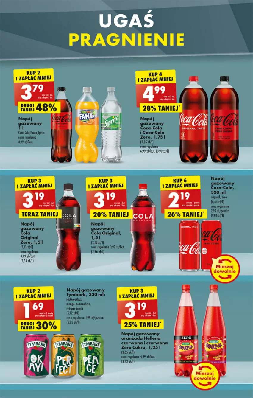 Gazetka promocyjna Biedronka - W tym tygodniu - ważna 08.08 do 13.08.2022 - strona 31 - produkty: Arbuz, Coca-Cola, Fa, Fanta, Gin, Hellena, Mięta, Napój, Napój gazowany, Tymbark