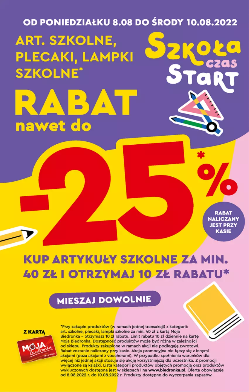 Gazetka promocyjna Biedronka - W tym tygodniu - ważna 08.08 do 13.08.2022 - strona 46 - produkty: Dron, Plecak, Rama, Tran