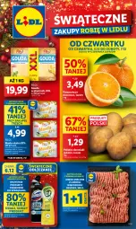 Gazetka promocyjna Lidl - GAZETKA - Gazetka - ważna od 07.12 do 07.12.2024 - strona 1 - produkty: Mięso mielone, Mięso mielone z łopatki wieprzowej, Ser, Gra, Ziemniaki, Pomarańcze, Pilos, Deser, Gouda, Masło, Mięso