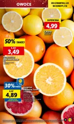 Gazetka promocyjna Lidl - GAZETKA - Gazetka - ważna od 07.12 do 07.12.2024 - strona 23 - produkty: Ser, Cytryny, Pomarańcze, Owoce, Deser, Grejpfrut