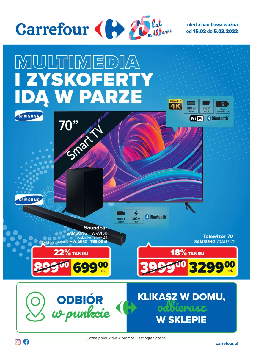 Gazetka promocyjna Carrefour - Gazetka Multimedia - ważna 15.02 do 05.03.2022 - strona 1 - produkty: Gra