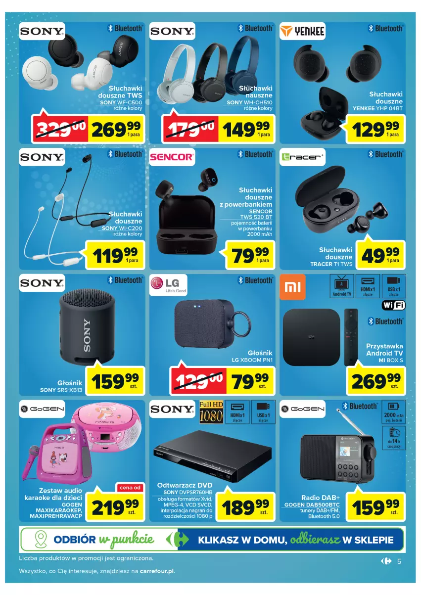 Gazetka promocyjna Carrefour - Gazetka Multimedia - ważna 15.02 do 05.03.2022 - strona 5 - produkty: Acer, Android TV, LG, Sencor, Sony