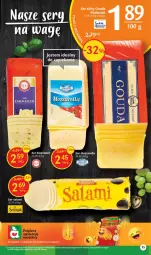 Gazetka promocyjna Delikatesy Centrum - Gazetka DC35 - Gazetka - ważna od 13.09 do 13.09.2023 - strona 15 - produkty: Mozzarella, Ser, Ementaler, Salami, Ser salami, Gouda