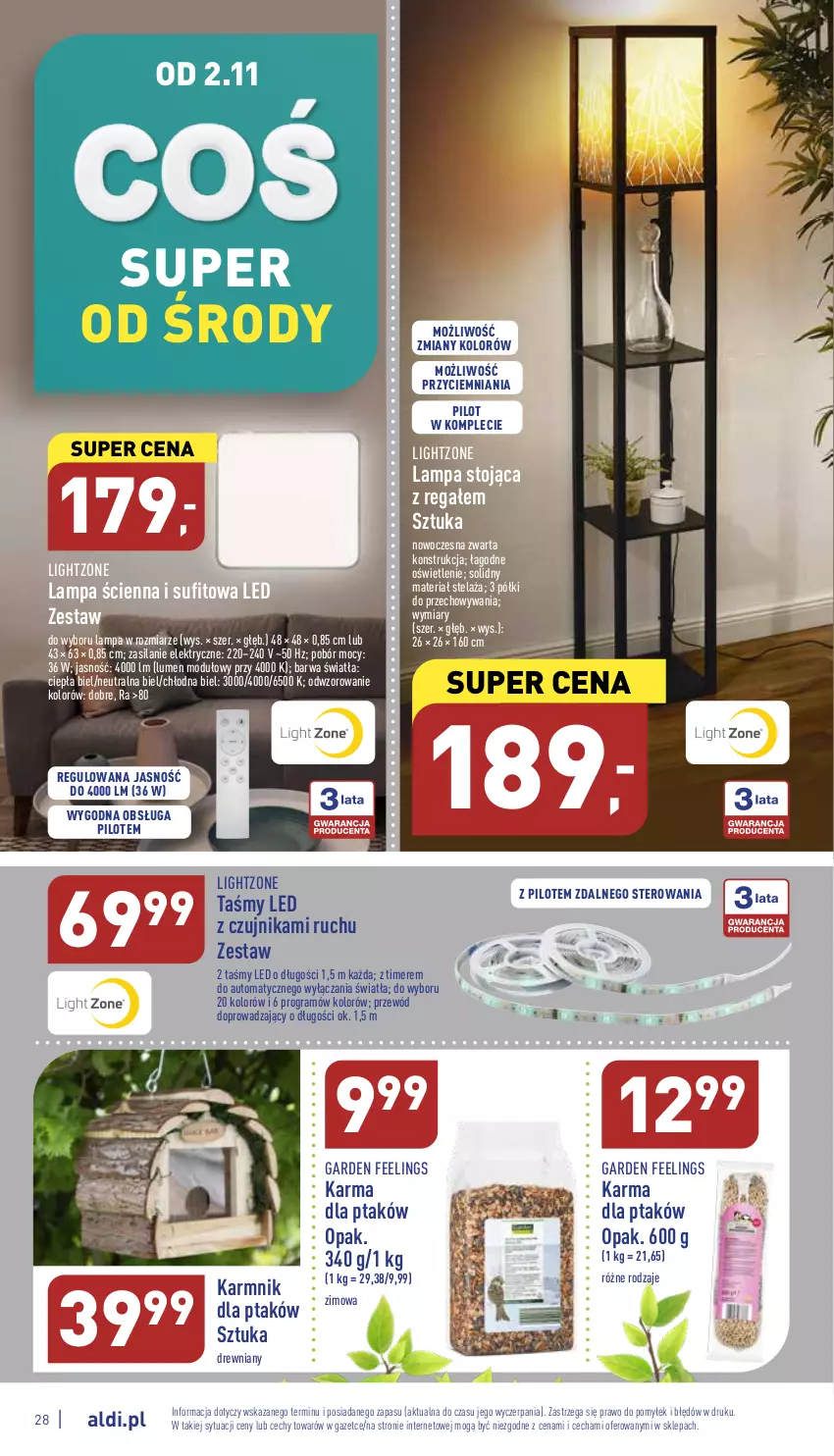 Gazetka promocyjna Aldi - Pełny katalog - ważna 31.10 do 05.11.2022 - strona 28 - produkty: Gra, Lampa, Lampa ścienna, Przewód, Regał, Silan