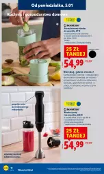 Gazetka promocyjna Lidl - GAZETKA - Gazetka - ważna od 07.01 do 07.01.2026 - strona 14 - produkty: Przewód, Blender ręczny, Blender, Kuchnia, Smoothie, Kubek, Akumulator