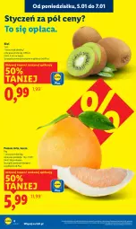 Gazetka promocyjna Lidl - GAZETKA - Gazetka - ważna od 07.01 do 07.01.2026 - strona 4 - produkty: Kiwi, Pomelo