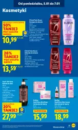 Gazetka promocyjna Lidl - GAZETKA - Gazetka - ważna od 07.01 do 07.01.2026 - strona 59 - produkty: Elseve, Ser, Rum, Eveline, Balsam do ciała, Maska do twarzy, L’Oréal, Serum, Szampon, Odżywka, Maska
