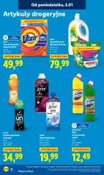Gazetka promocyjna Lidl - GAZETKA - Gazetka - ważna od 07.01 do 07.01.2026 - strona 60 - produkty: Domestos, Proszek do prania, Perełki zapachowe, Vizir, Płyn do płukania, Ariel, Lenor