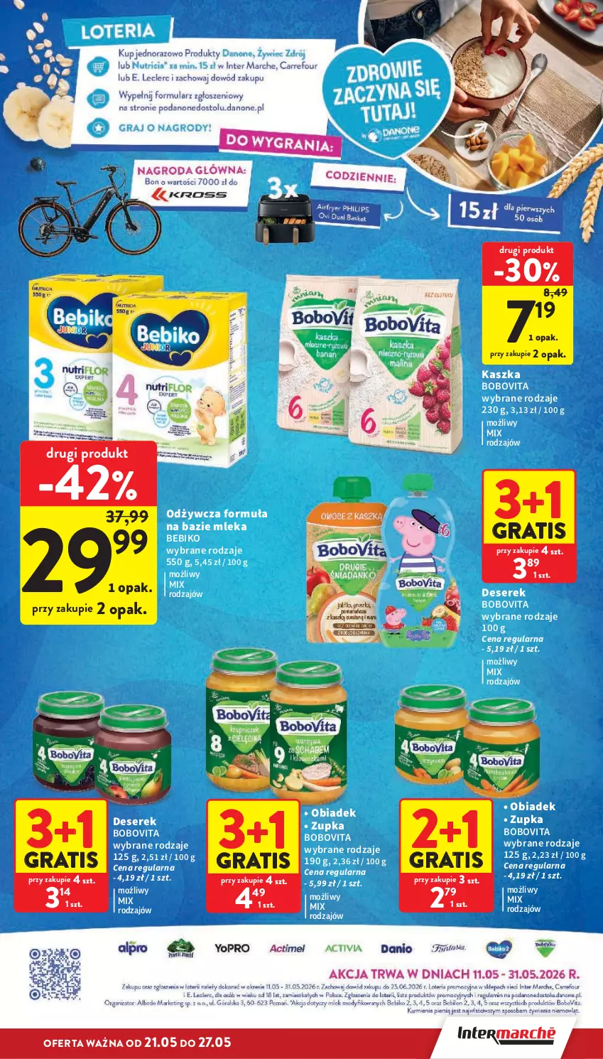 Gazetka promocyjna Intermarche - Gazetka Intermarche - ważna 21.05 do 27.05.2026 - strona 35 - produkty: Bebiko, BoboVita, Deser, Gra, Ser, Serek
