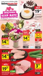 Gazetka promocyjna Intermarche - Gazetka Intermarche - Gazetka - ważna od 27.05 do 27.05.2026 - strona 1 - produkty: Kurczak, Ser, Gra, Filet z piersi kurczaka, Ogórek, Raffaello, Szynka konserwowa, Szynka, Bukiet, Ferrero, Fa