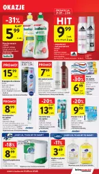 Gazetka promocyjna Intermarche - Gazetka Intermarche - Gazetka - ważna od 27.05 do 27.05.2026 - strona 39 - produkty: Ludwik, Nivea Men, Mydło w płynie, Ser, Por, Papier, Bell, Aquafresh, Dezodorant, Szczoteczka do zębów, Pasta do zębów, Adidas, Ręcznik, Rolki, Szampon, Ziaja, Mydło, Dozownik, Kakao, Masło, Antyperspirant, Mięta, Nivea, Szczoteczka, Mleko