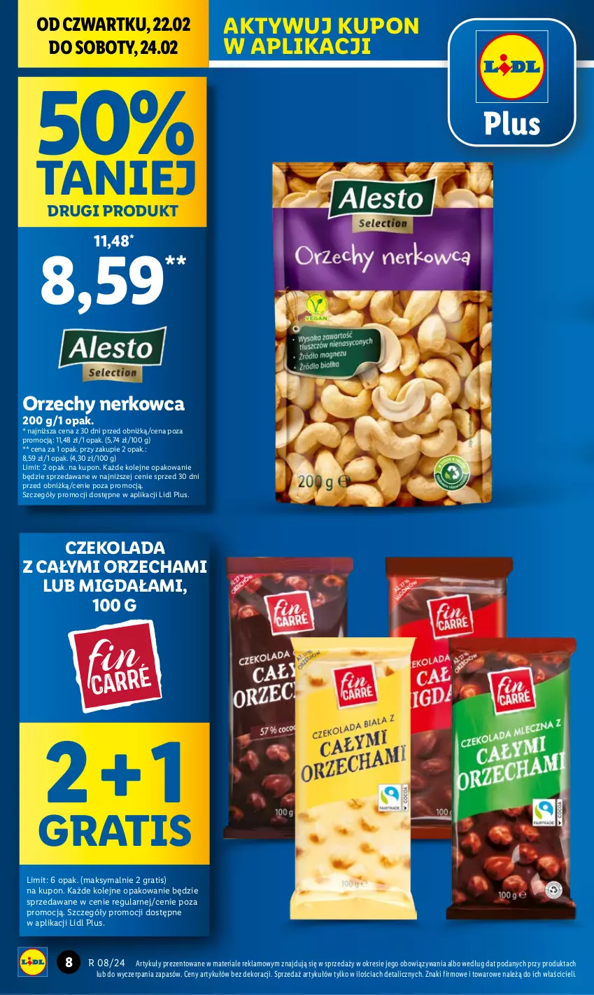 Gazetka promocyjna Lidl - GAZETKA - ważna 22.02 do 24.02.2024 - strona 8 - produkty: Czekolada, Gra, Olej