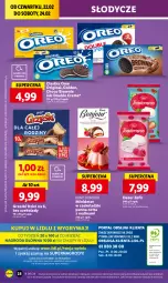 Gazetka promocyjna Lidl - GAZETKA - Gazetka - ważna od 24.02 do 24.02.2024 - strona 36 - produkty: Ciastka, Ser, Gin, Gry, Panna cotta, Grześki, Mola, Deser, Oreo, Brownie