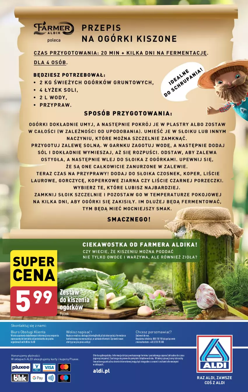 Gazetka promocyjna Aldi - Farmer ALDIK poleca świeże owoce i warzywa - ważna 22.07 do 27.07.2024 - strona 6 - produkty: Biuro, O nas, Por