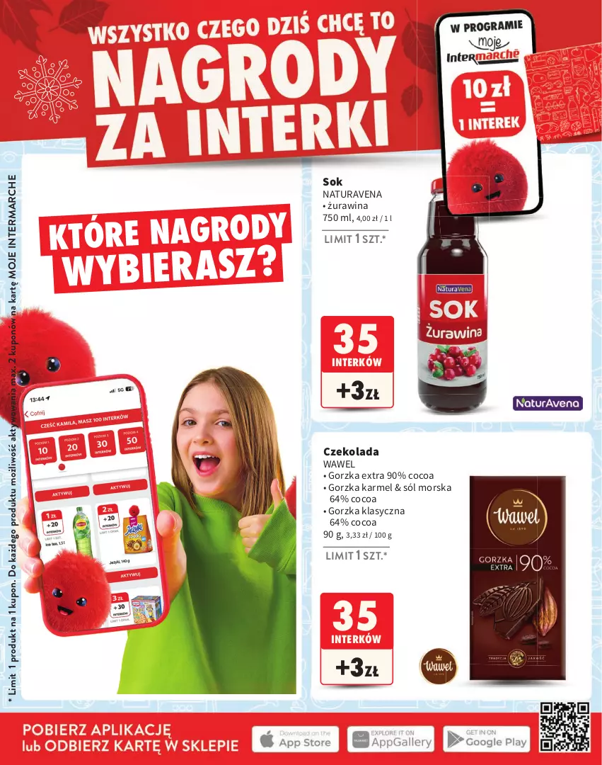 Gazetka promocyjna Intermarche - Gazetka Intermarche - ważna 03.11.2025 do 28.02.2026 - strona 18 - produkty: Czekolada, Sok, Sól, Wawel