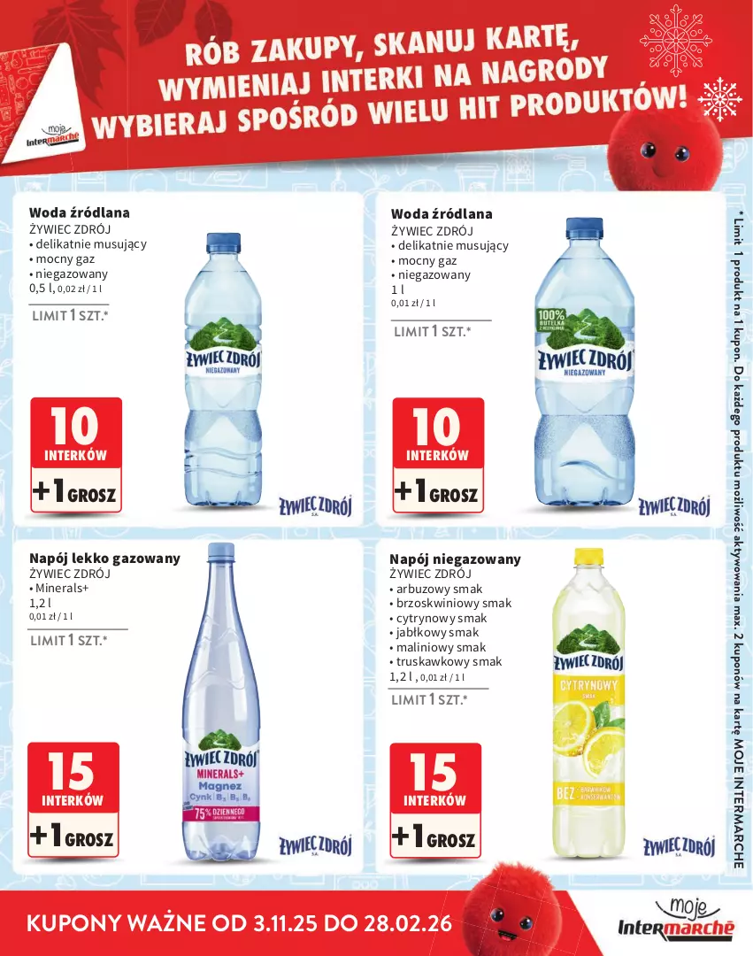 Gazetka promocyjna Intermarche - Gazetka Intermarche - ważna 03.11.2025 do 28.02.2026 - strona 5 - produkty: Arbuz, LANA, Mus, Napój, Napój niegazowany, Woda