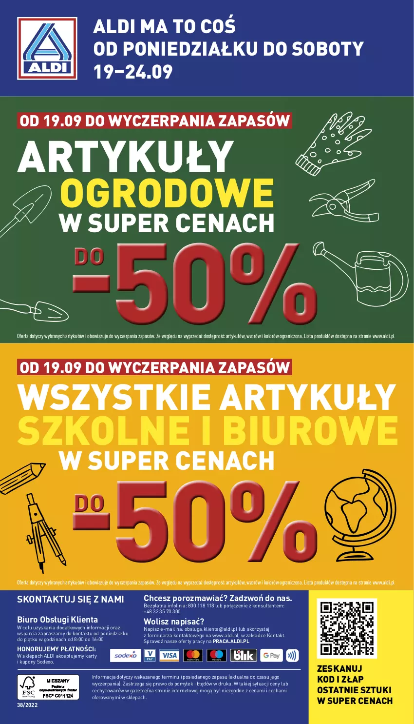 Gazetka promocyjna Aldi - Zaplanuj zakupy wcześniej - ważna 21.09 do 24.09.2022 - strona 14 - produkty: Biuro, Gra, O nas, Por