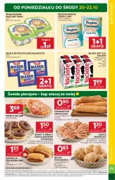 Gazetka promocyjna Stokrotka - Market - Gazetka - ważna od 22.10 do 22.10.2025 - strona 5 - produkty: Piec, Warzywa, Mus, Gin, Gra, Salami, Mlekovita, Bagietka, Pizza, Ręcznik, Pieczywo, Półbagietka, Fanta, Danio, Owoce, Donut, Masło, Bułka, Mięso, Mleko, Fa