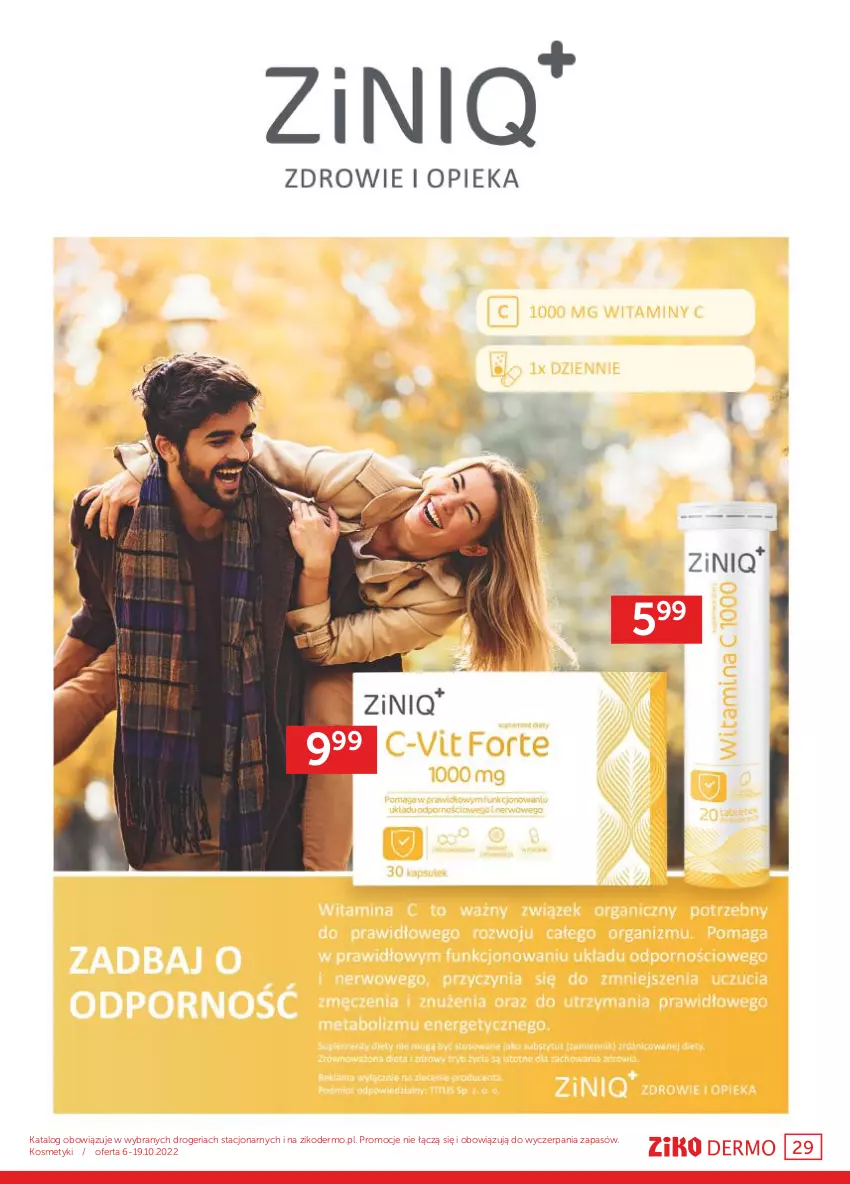 Gazetka promocyjna Ziko - Gazetka Ziko Dermo - ważna 06.10 do 19.10.2022 - strona 29