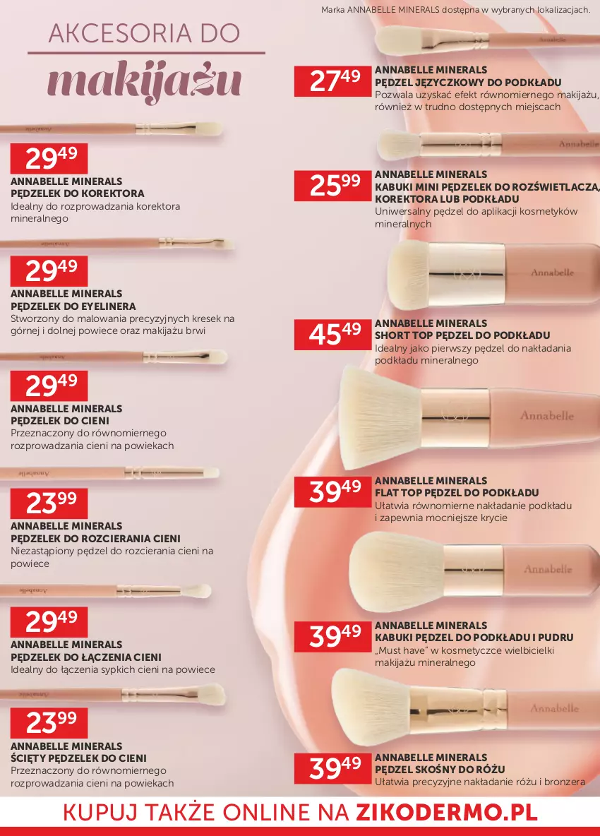 Gazetka promocyjna Ziko - Gazetka Ziko Dermo - ważna 06.10 do 19.10.2022 - strona 8 - produkty: Bell, BIC, Bronzer, Makijaż, Mus, Pędzel do rozcierania cieni, Podkład, Rozświetlacz, Top