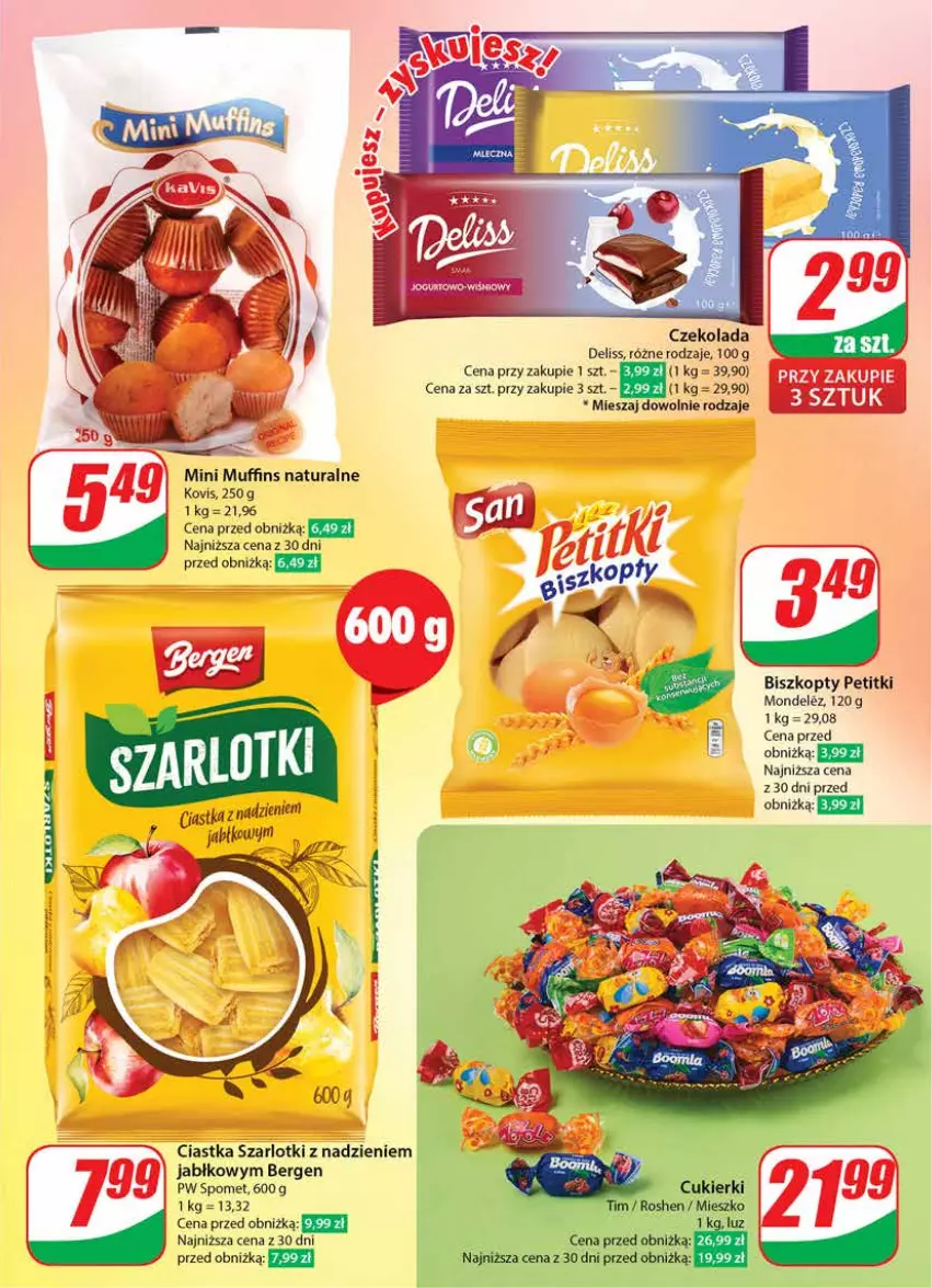 Gazetka promocyjna Dino - Gazetka 28 / 2024 - ważna 10.07 do 16.07.2024 - strona 7 - produkty: Biszkopty, Ciastka, Czekolada, Deliss