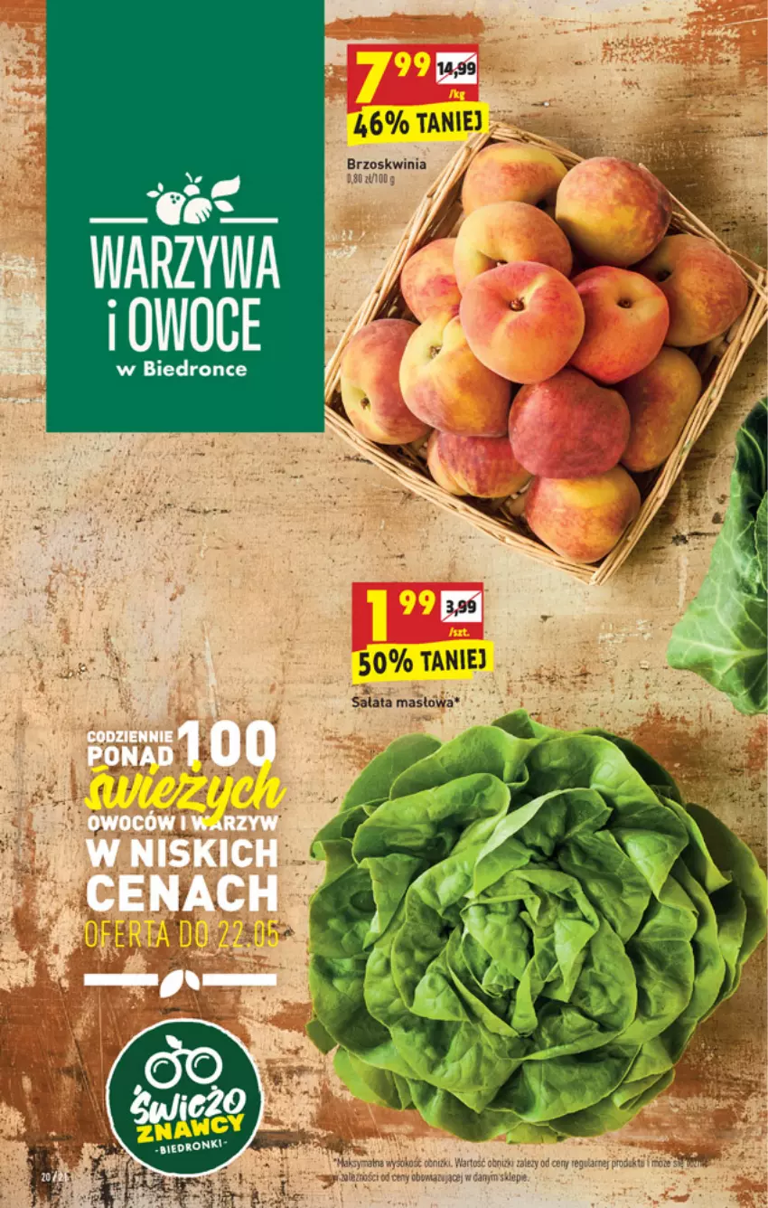 Gazetka promocyjna Biedronka - W tym tygodniu - ważna 20.05 do 26.05.2021 - strona 20 - produkty: Dron, Owoce, Sałat, Warzywa, Warzywa i owoce