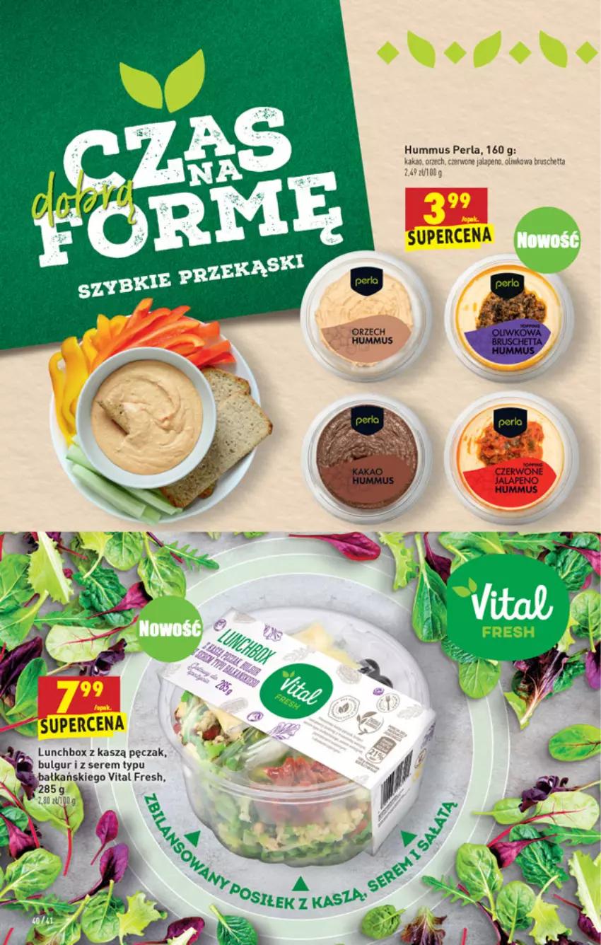 Gazetka promocyjna Biedronka - W tym tygodniu - ważna 20.05 do 26.05.2021 - strona 40 - produkty: Bulgur, Hummus, LG, Mus, Ser